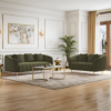 Picture of Amora 2 Seater Fabric Sofa In Deep Olive Velvet