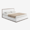 Picture of Baltoro Engineered Wood King Size Hydraulic Storage Bed In White Finish