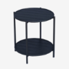 Picture of Coral Outdoor Table Set with 1 Table and 2 Chairs in Metal Grey