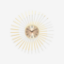 Picture of Golden Sun Metal Wall Clock