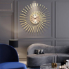 Picture of Golden Sun Metal Wall Clock